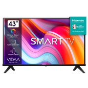 Hisense 43 Inch Smart TV with Netflix, Youtube - Full HD with Digital Tuner & Dolby Digital - (43A4H/K, 2024 Model)